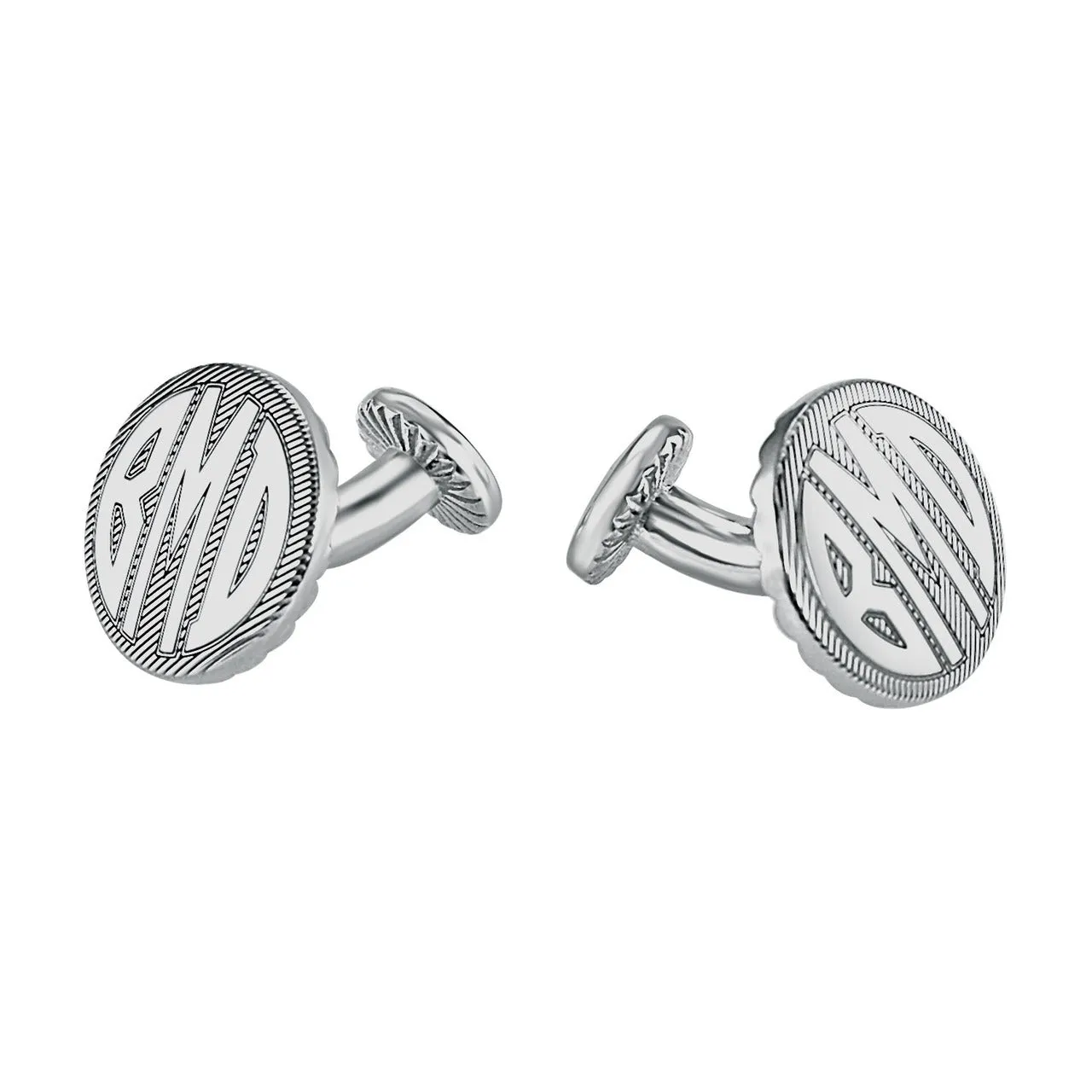 Fink's 18mm Round Original Monogram Cufflinks