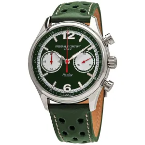 Frederique Constant Vintage Rally Healey Chronograph Automatic Green Dial Men's Watch FC-397HGR5B6