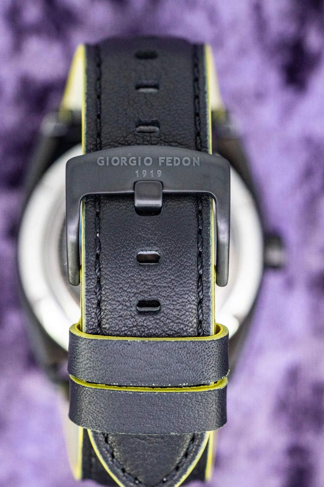 Giorgio Fedon Legend Yellow Black PVD GFCN002