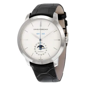 Girard Perregaux 1966 Automatic Silver Dial 18kt White Gold Men's Watch 49535-53-152-BK6A