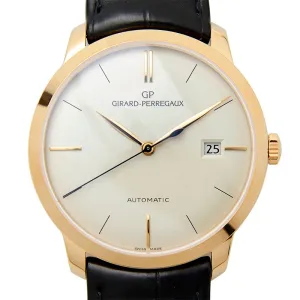 Girard Perregaux 1966 Classique Automatic Silver Dial Men's Watch 49525-52-131-BK6A