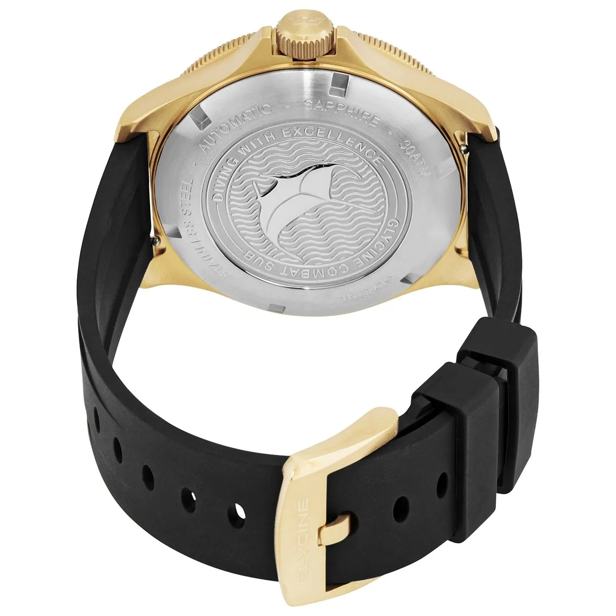 Glycine Combat Sub 46 Automatic Black Dial Men's Watch GL0292