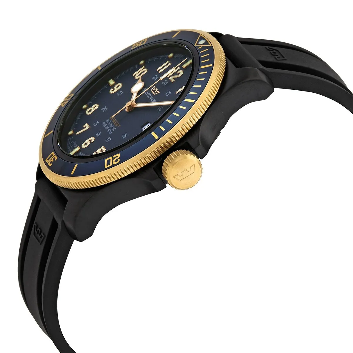 Glycine Combat Sub 46 Automatic Dark Blue Dial Men's Watch GL0280