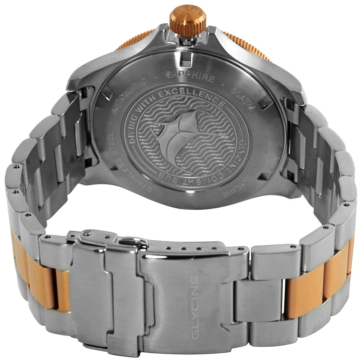 Glycine Combat Sub 46 Automatic Dark Blue Dial Men's Watch GL0294