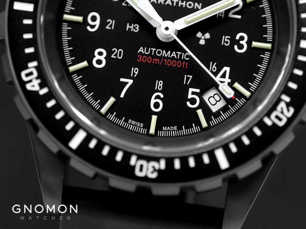 GSAR NGM Diver Black Automatic - Rubber Ref. WW194006BK-0130