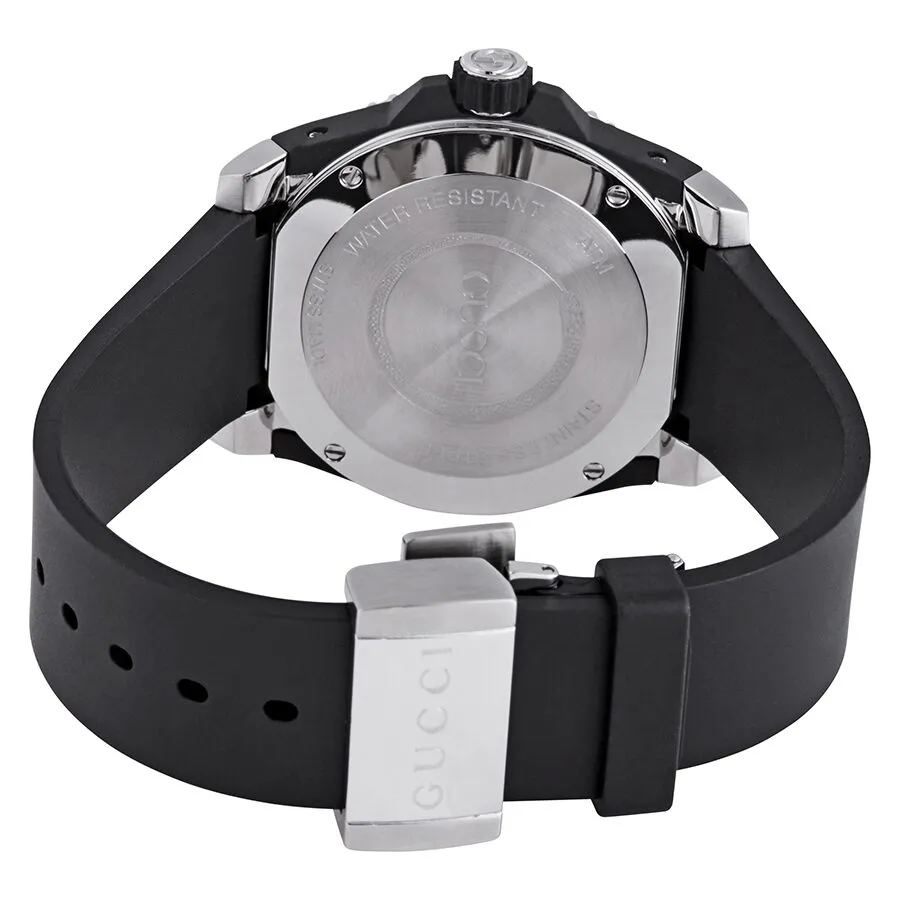 Gucci Dive Quartz Snake Black Dial Men's Watch YA136323