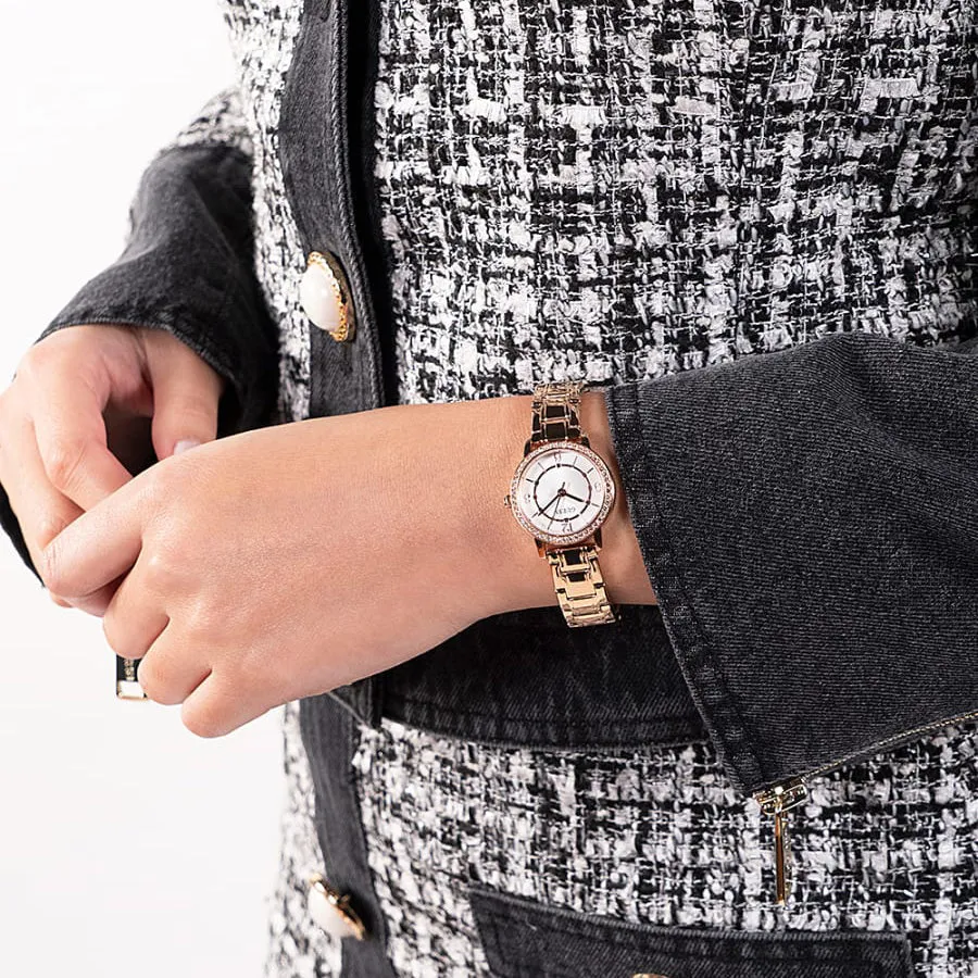 Guess Melody Ladies Rose Gold Watch GW0468L3