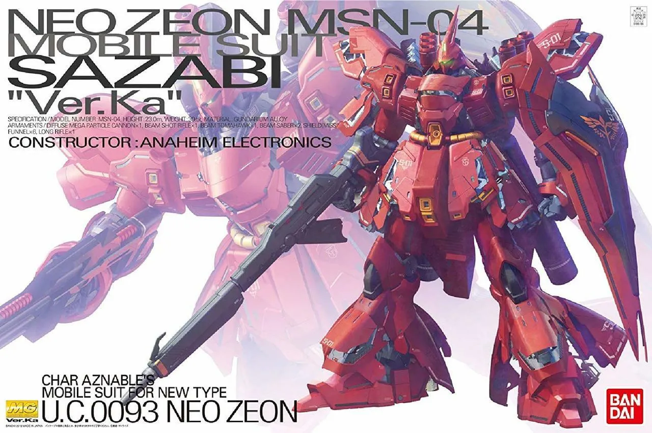 Gundam MG 1/100 Sazabi (Ver. Ka) "Char's Counterattack"