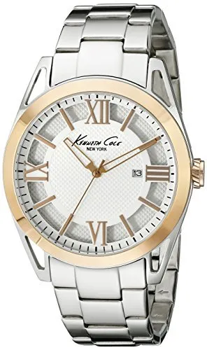Kenneth Cole New York Men's KC9373 Classic Analog Display Quartz Silver Watch