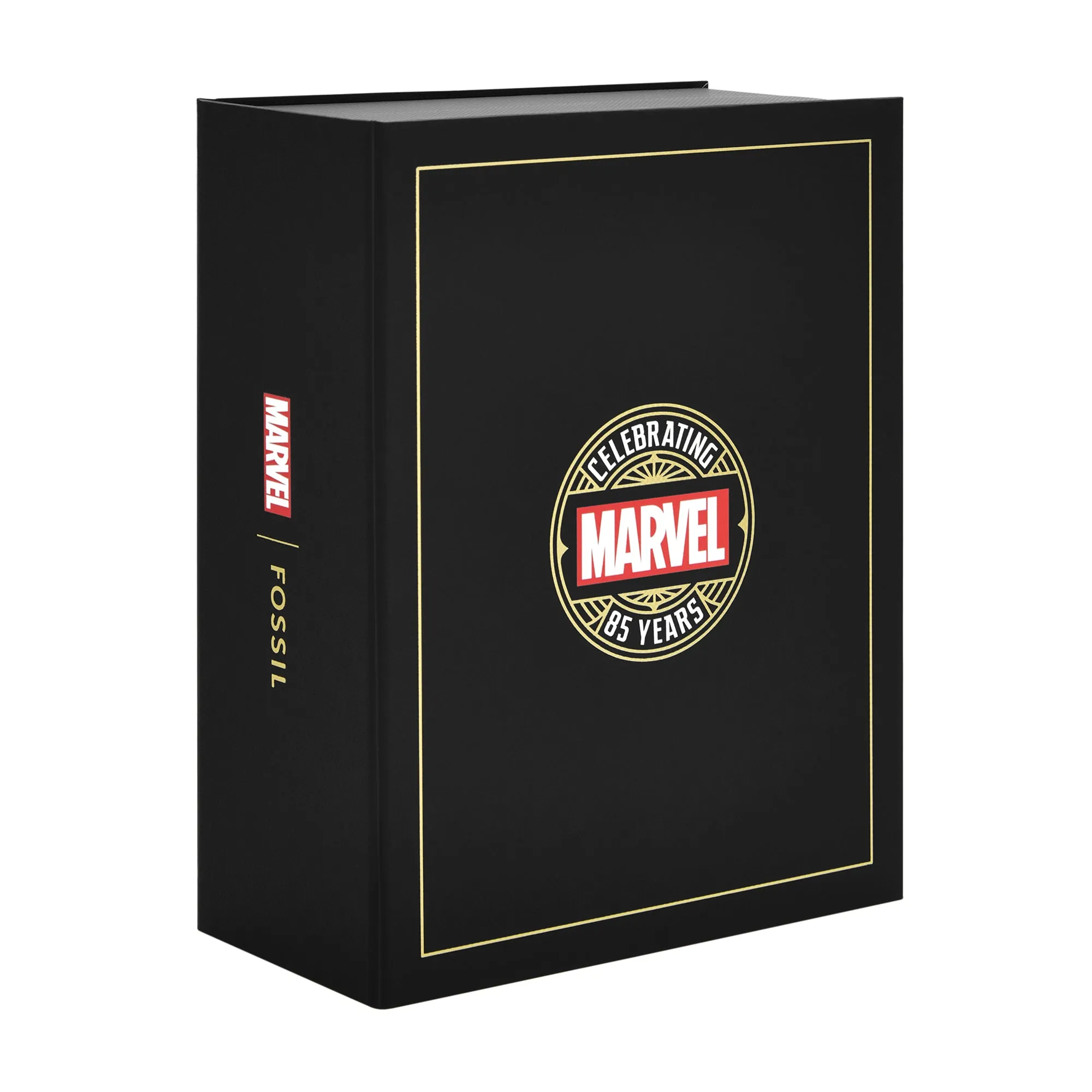 Marvel | Fossil Limited Edition Automatic Red and Black Nylon and Leather Watch