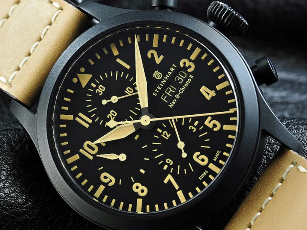 Nav B-Chrono II Black DLC 44mm