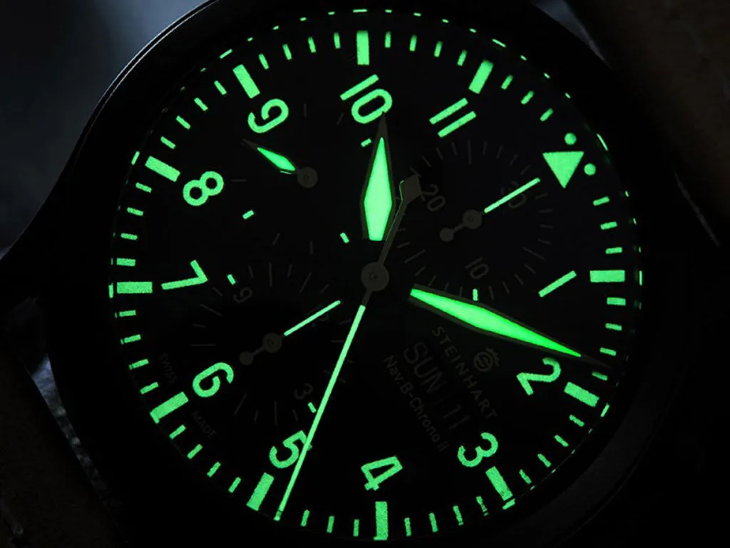 Nav B-Chrono II Black DLC 44mm