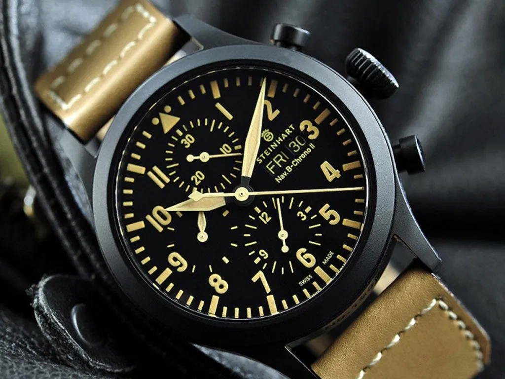 Nav B-Chrono II Black DLC 44mm
