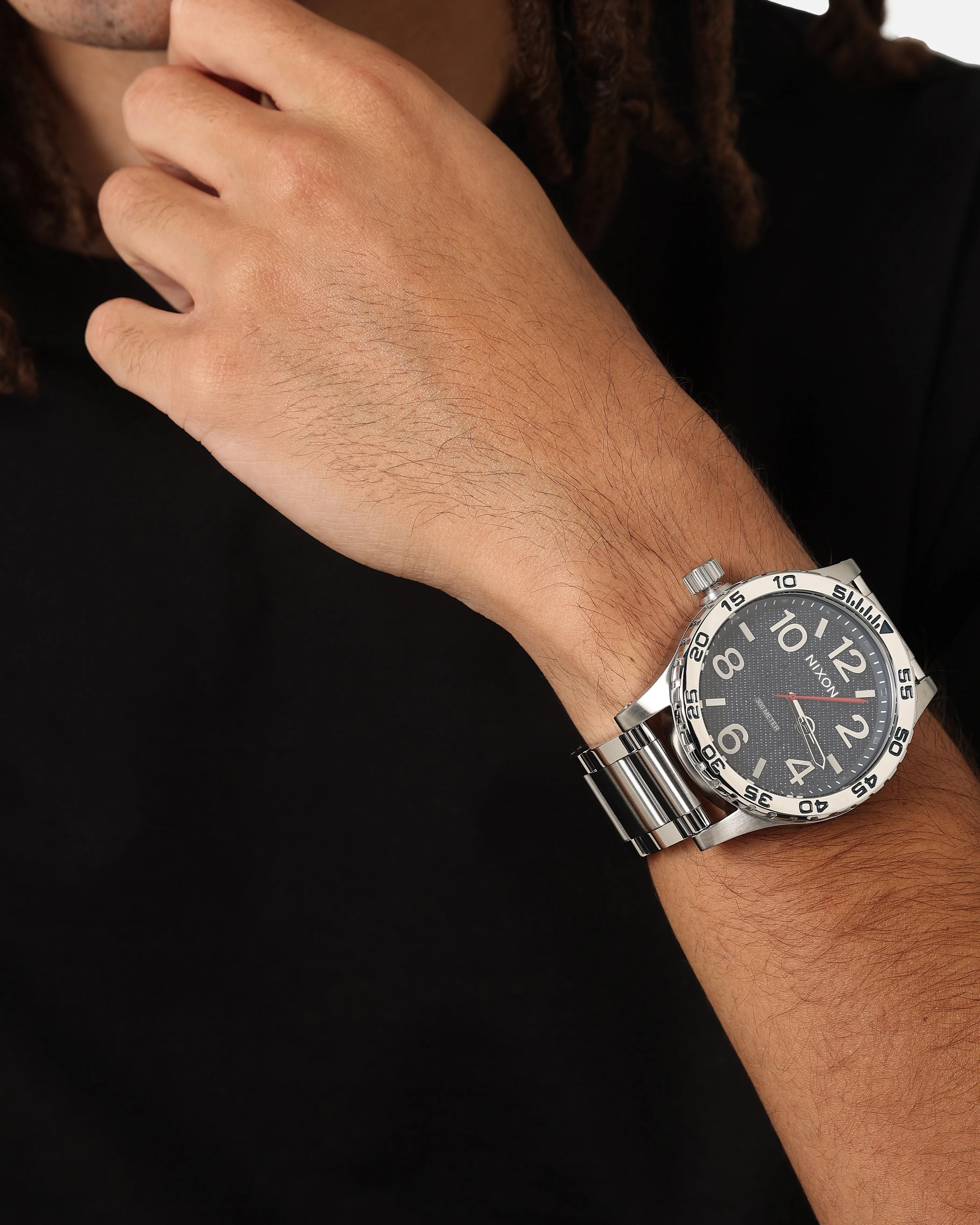 Nixon 51-30 Watch Silver/Denim