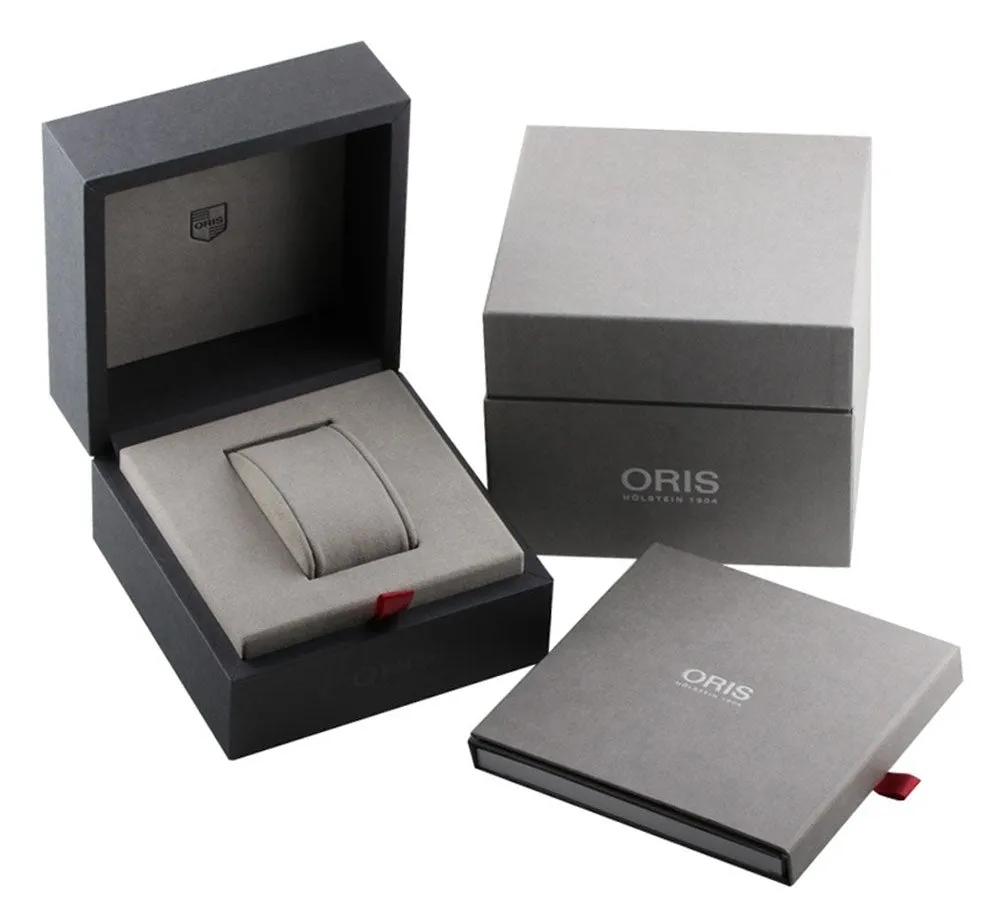 Oris Big Crown ProPilot Automatic Stainless Steel Blue Dial Gray Textile Strap Day/Date Mens Watch 752 7760 4065-07 3 22 05LC