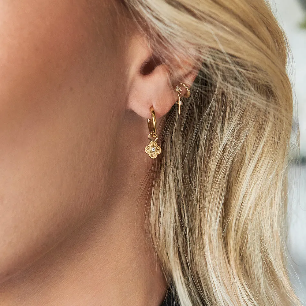 Paula II Huggie Earrings