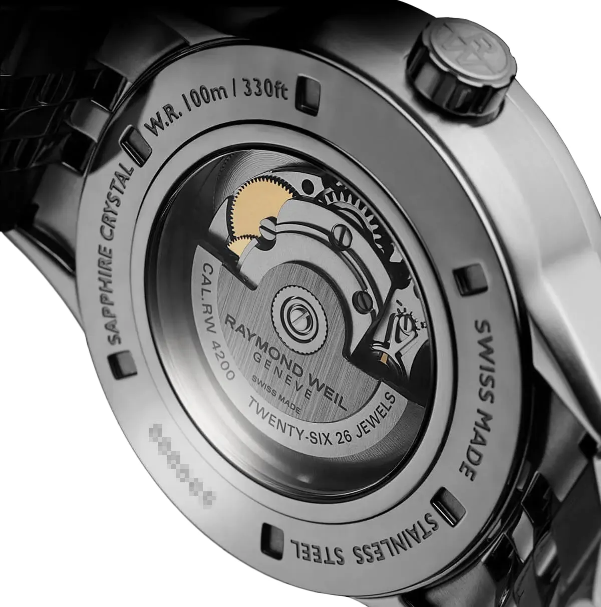 Raymond Weil Freelancer Automatic Stainless Steel Black Dial Date Mens Watch 2731-ST-20001