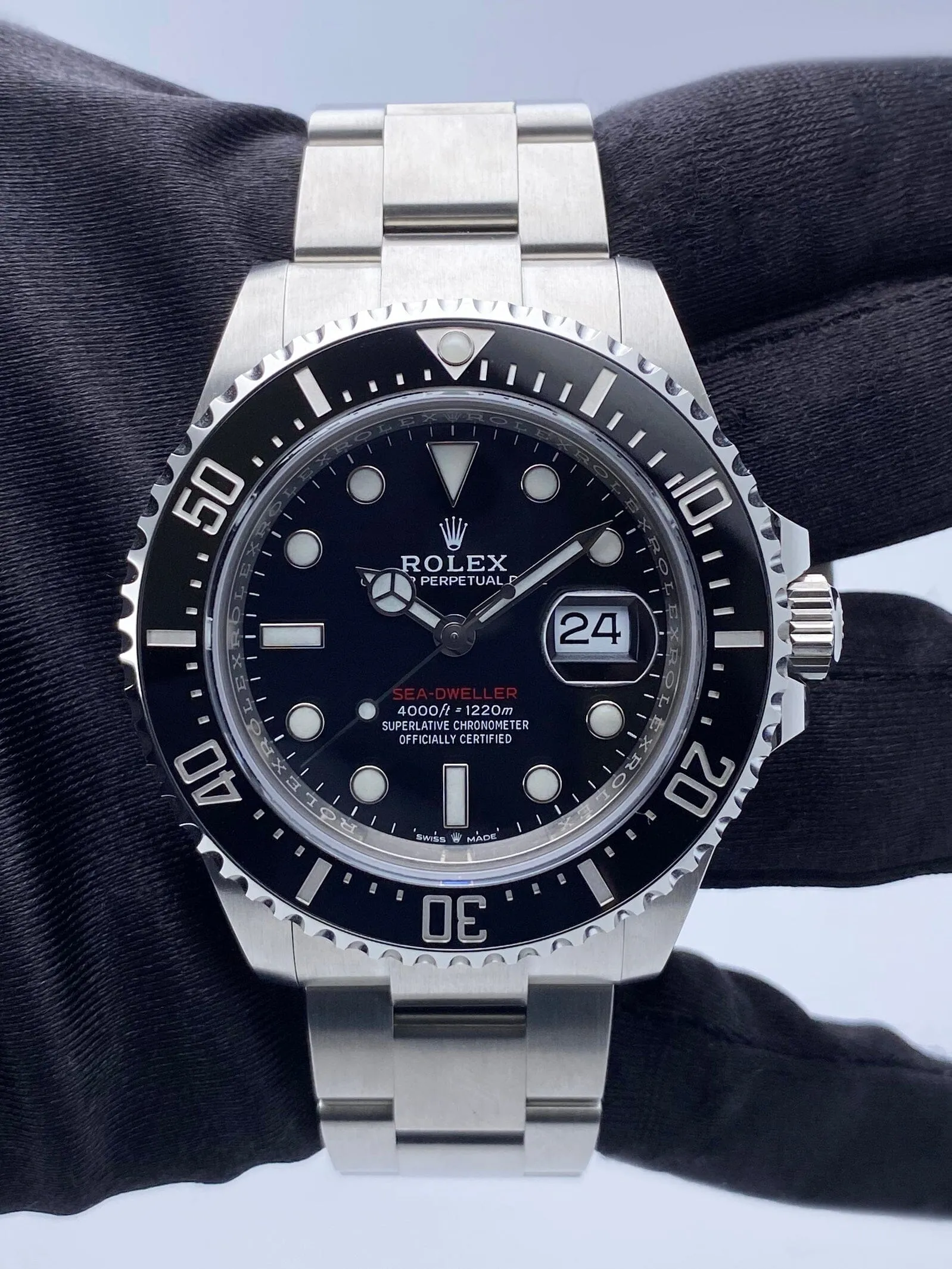 Rolex Red Sea-Dweller 126600 Mens Watch Box Papers