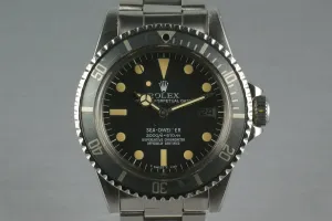 Rolex Sea Dweller 1665 Rail Dial