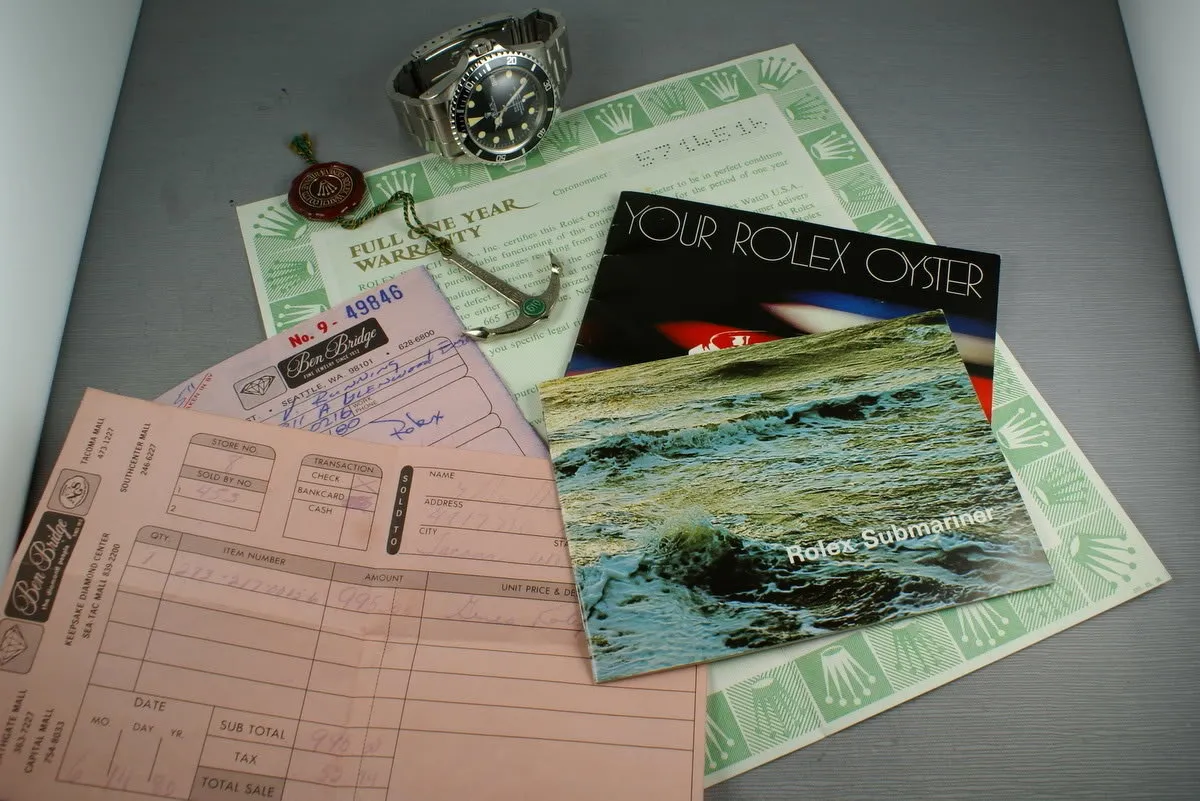 Rolex Sea Dweller Ref 1665 with papers