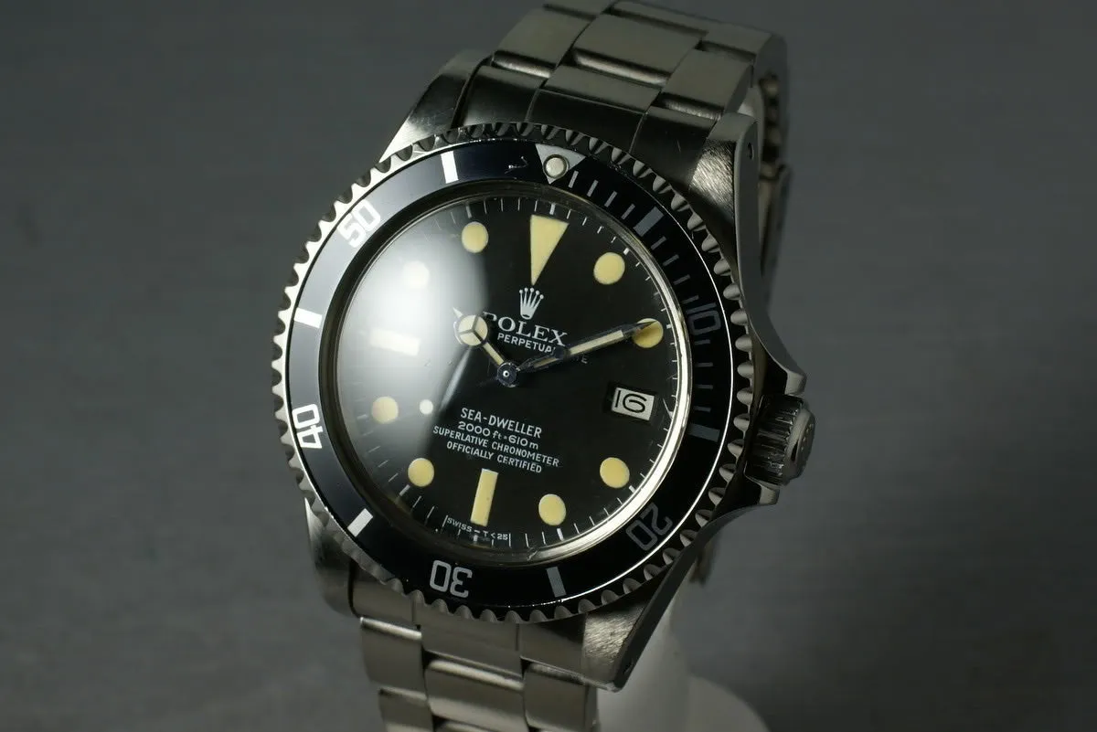 Rolex Sea Dweller Ref 1665 with papers