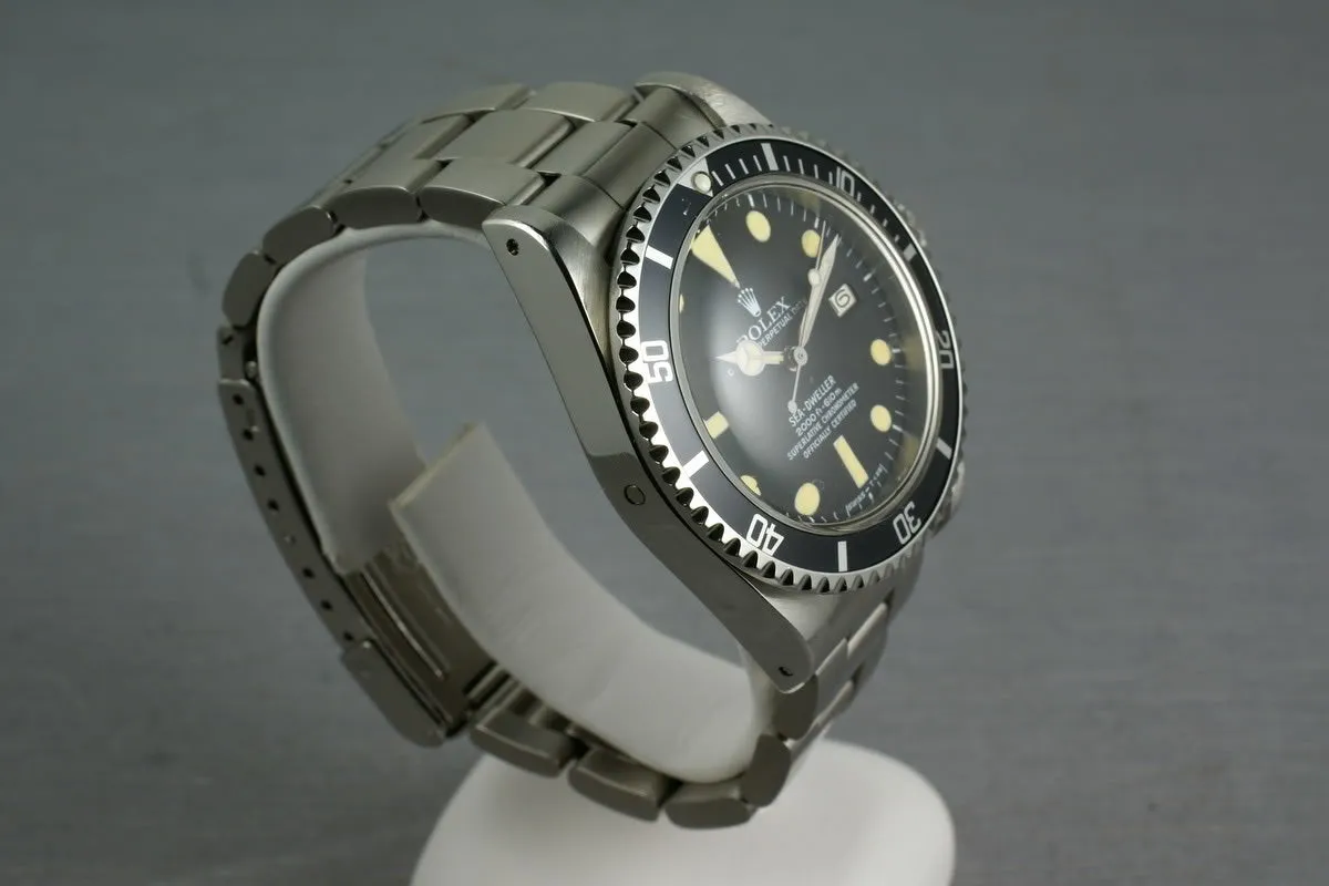Rolex Sea Dweller Ref 1665 with papers