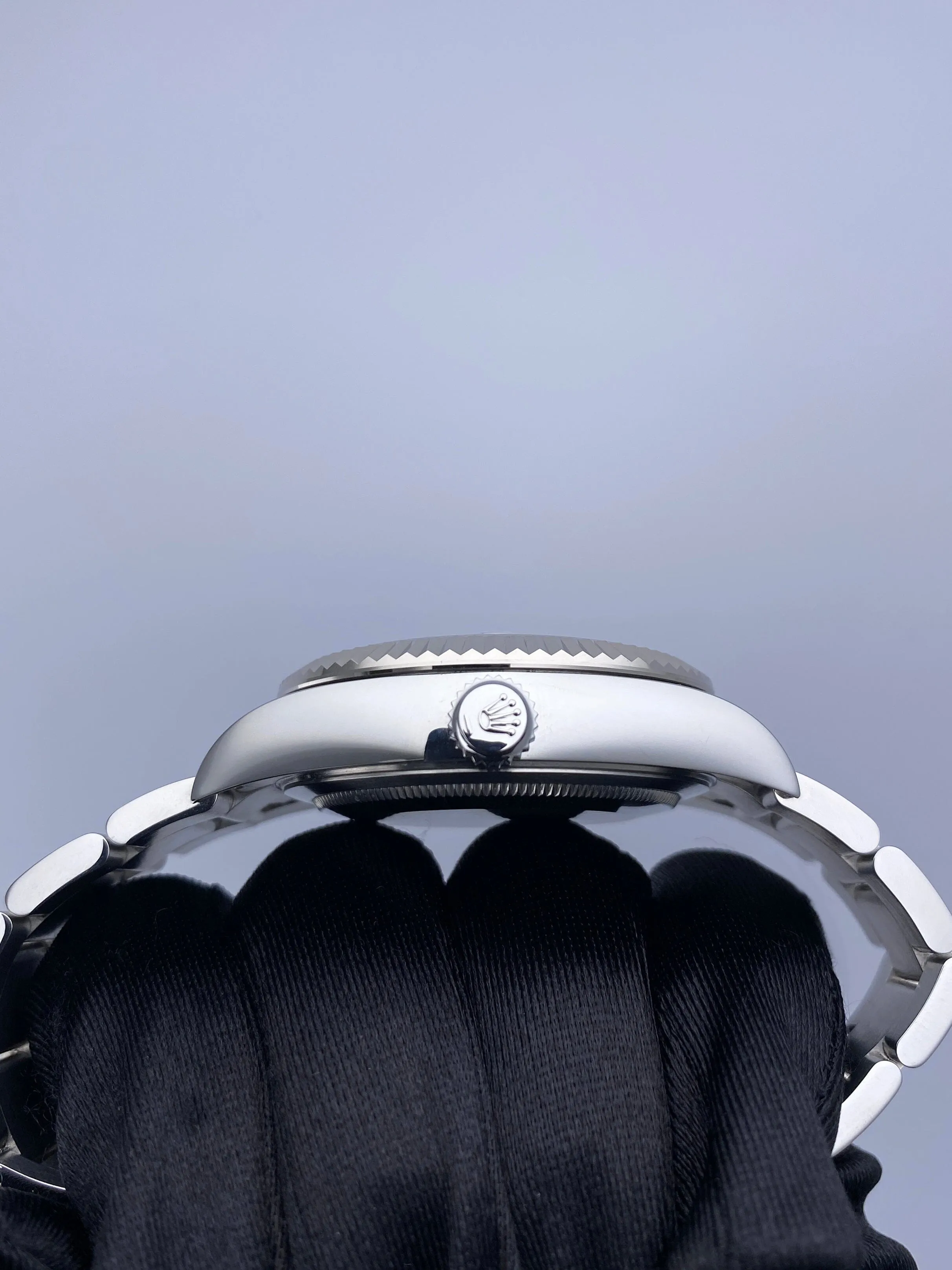 Rolex Sky-Dweller 326934 White Dial Steel White Gold Mens Watch Box Papers