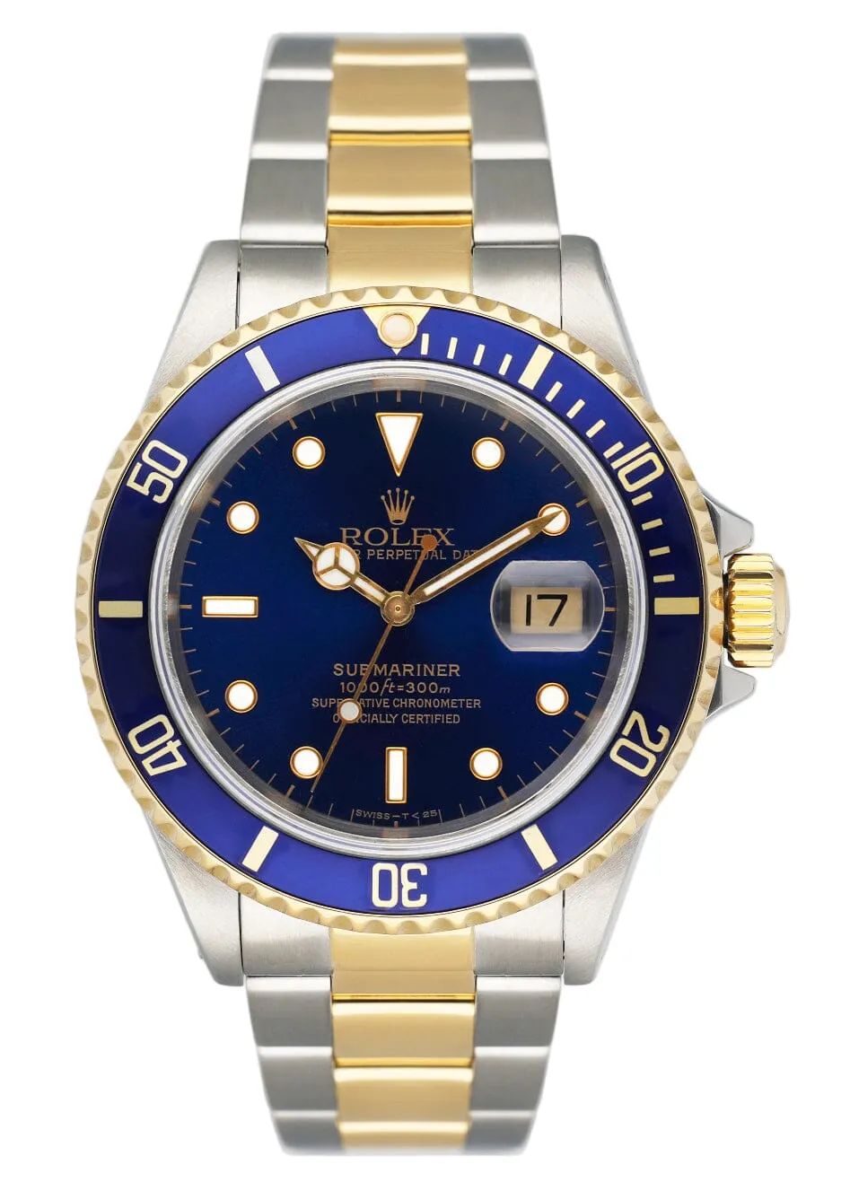 Rolex Submariner 16613 Mens Watch With Box Papers