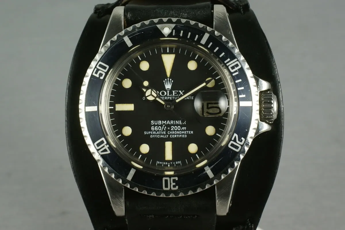 Rolex Submariner 1680 on Horween Bund Strap