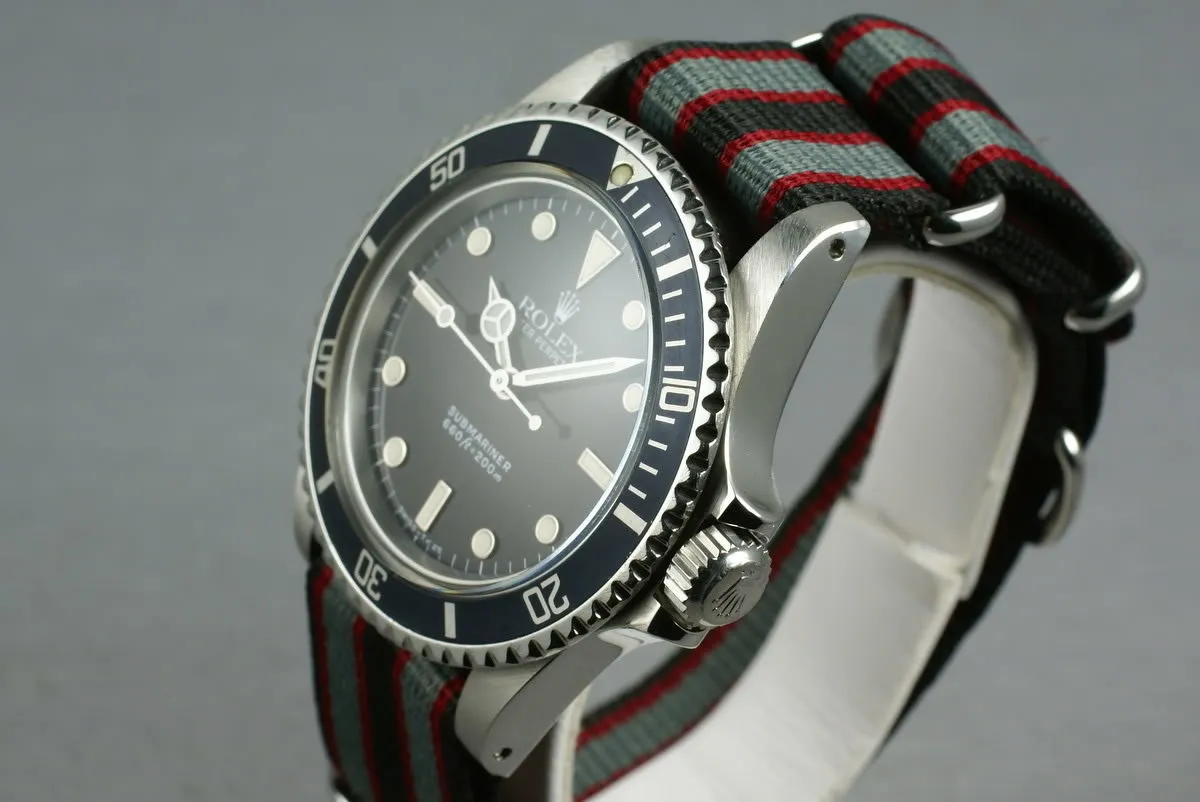 Rolex Submariner 5513 L serial on      Nato