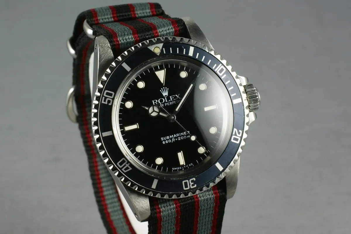 Rolex Submariner 5513 L serial on      Nato