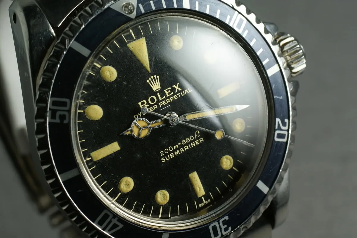Rolex Submariner  5513 PCG with Underline _ Dial