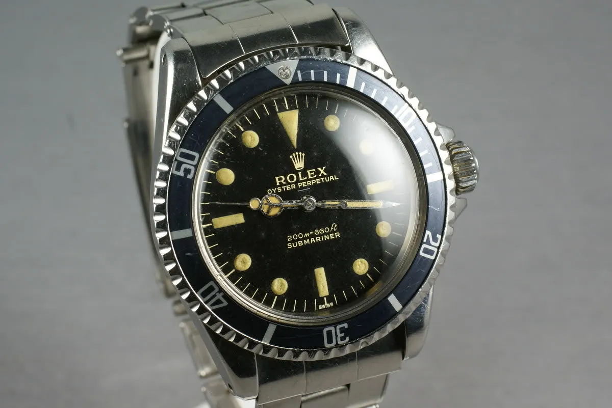 Rolex Submariner  5513 PCG with Underline _ Dial