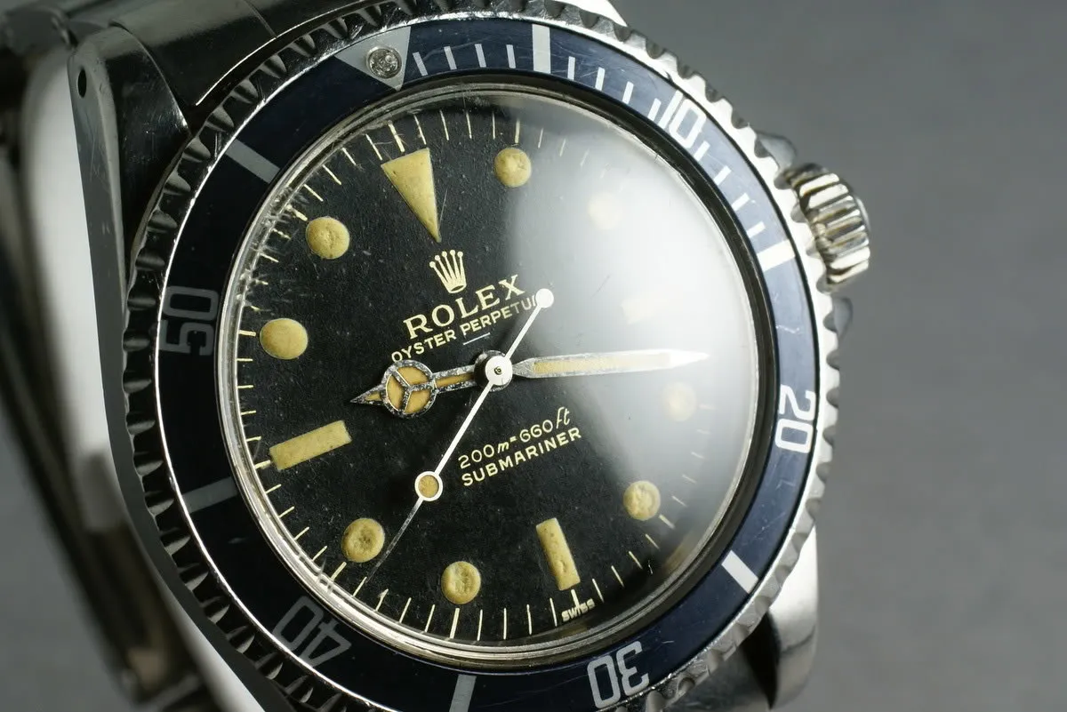 Rolex Submariner  5513 PCG with Underline _ Dial