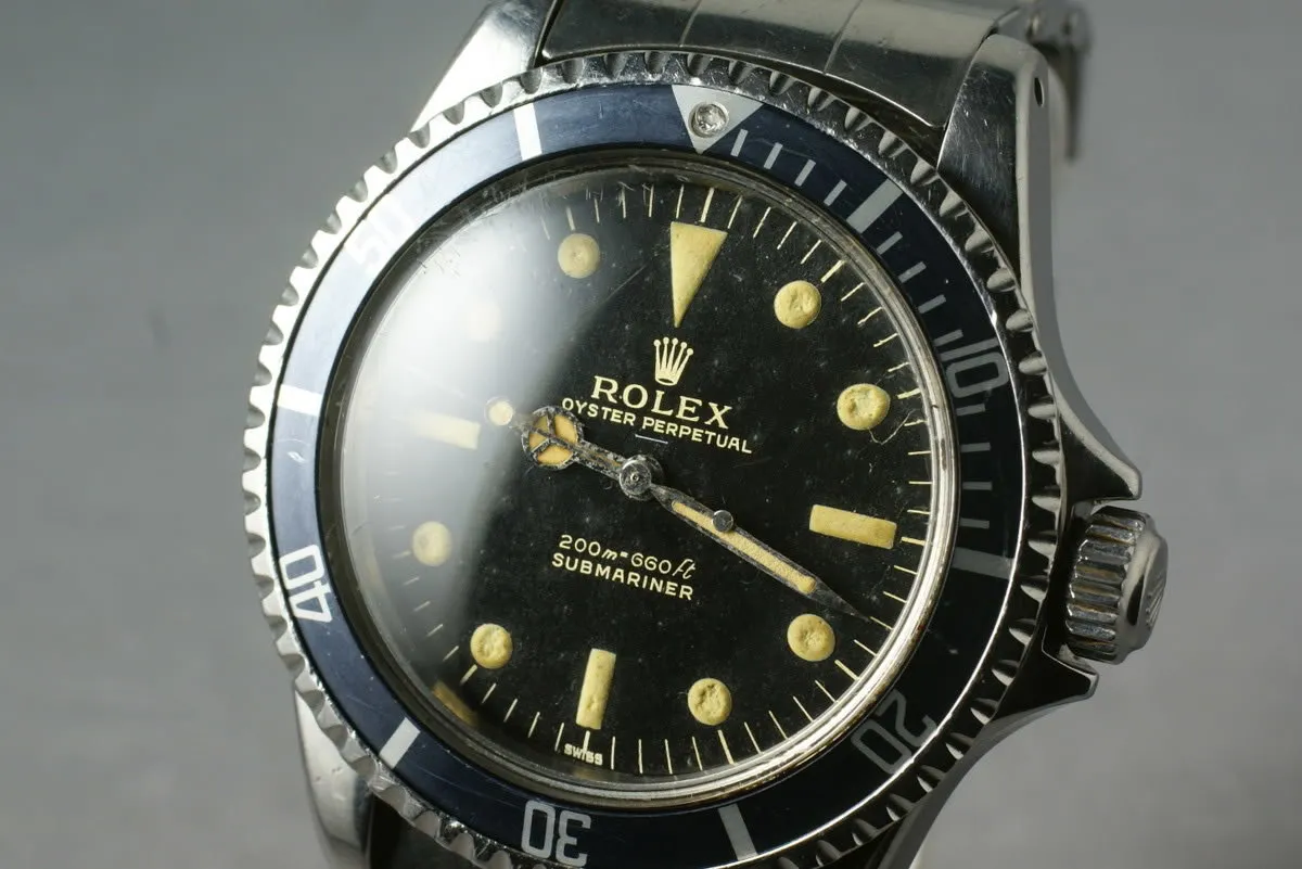Rolex Submariner  5513 PCG with Underline _ Dial