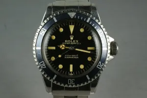 Rolex Submariner  5513 PCG with Underline _ Dial