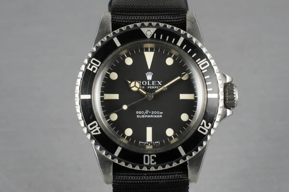 Rolex Submariner Dial 5513 with Serif Dial