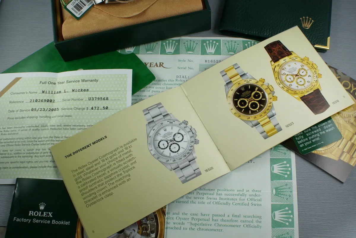 Rolex Zenith Daytona 16520