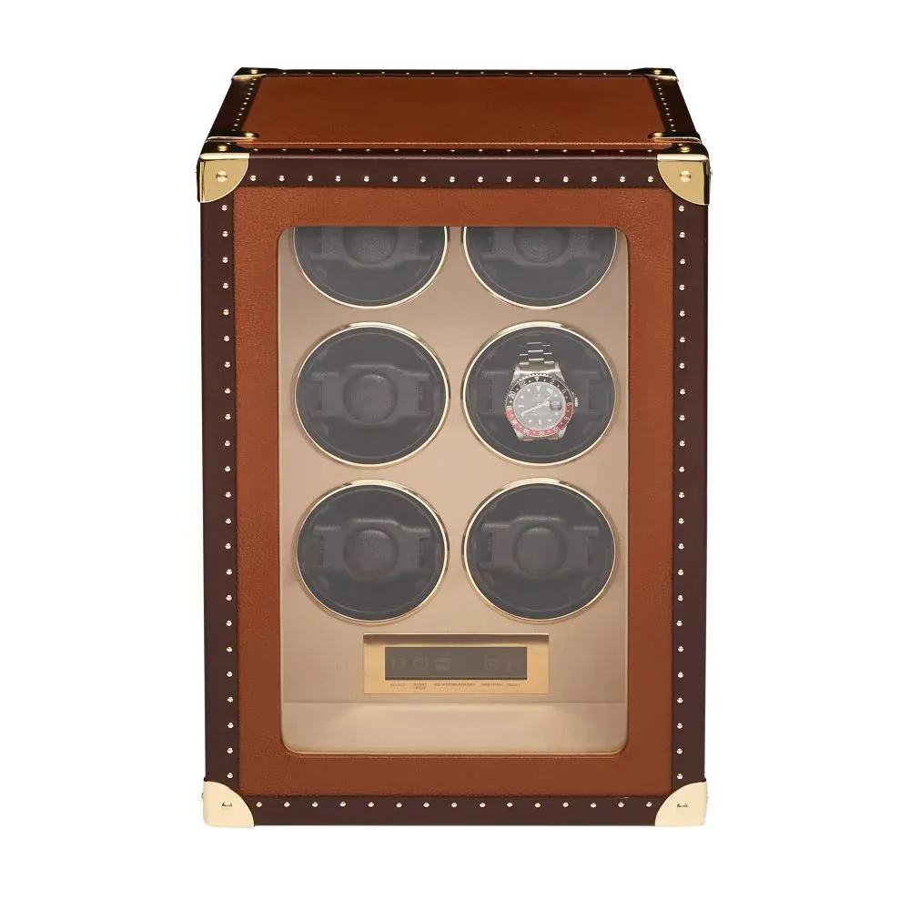Romer 6 Watch Winder - Brown