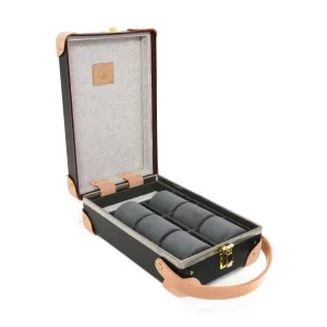 Safari · 6-Slot Watch Case | Brown/Natural