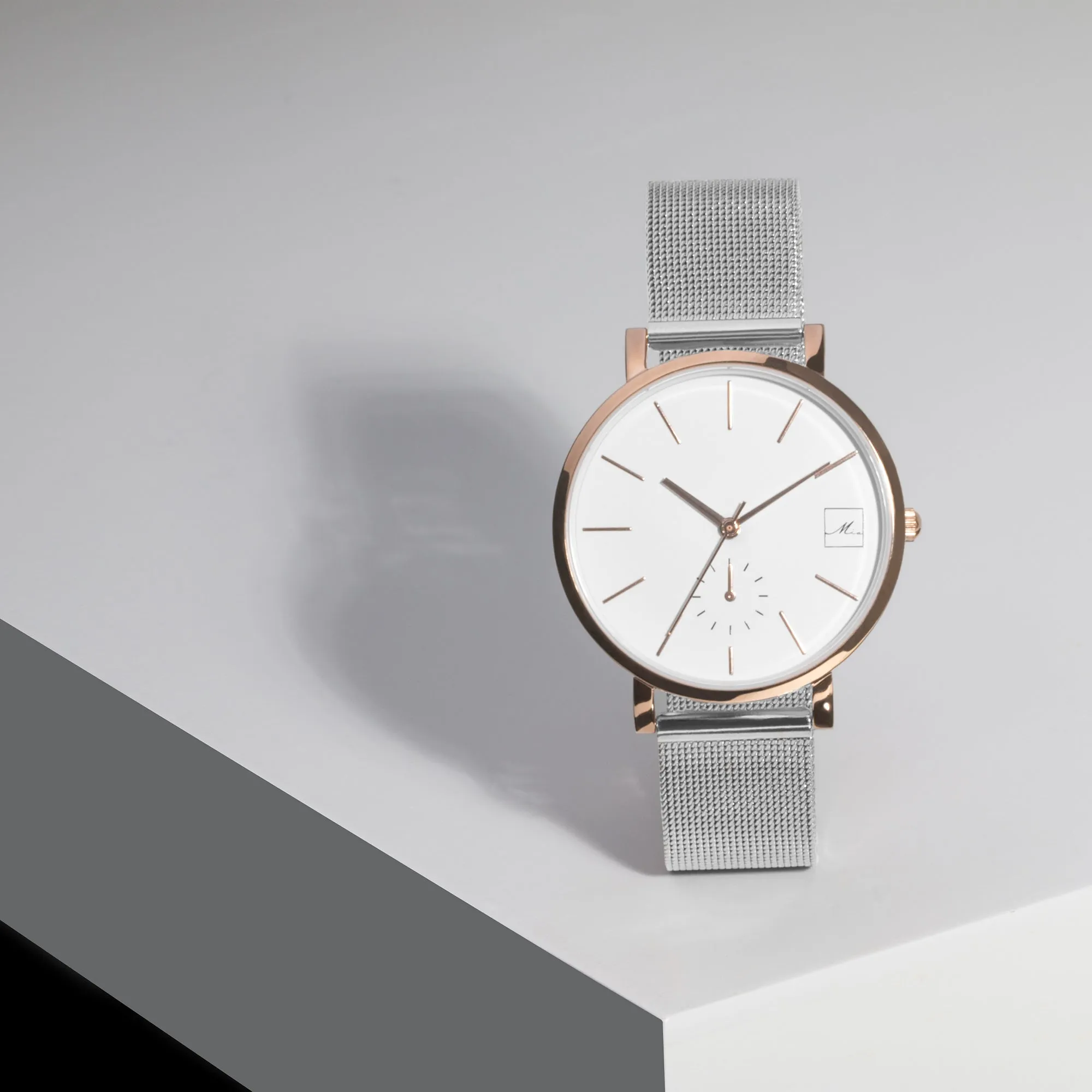 Stainless steel mesh watch