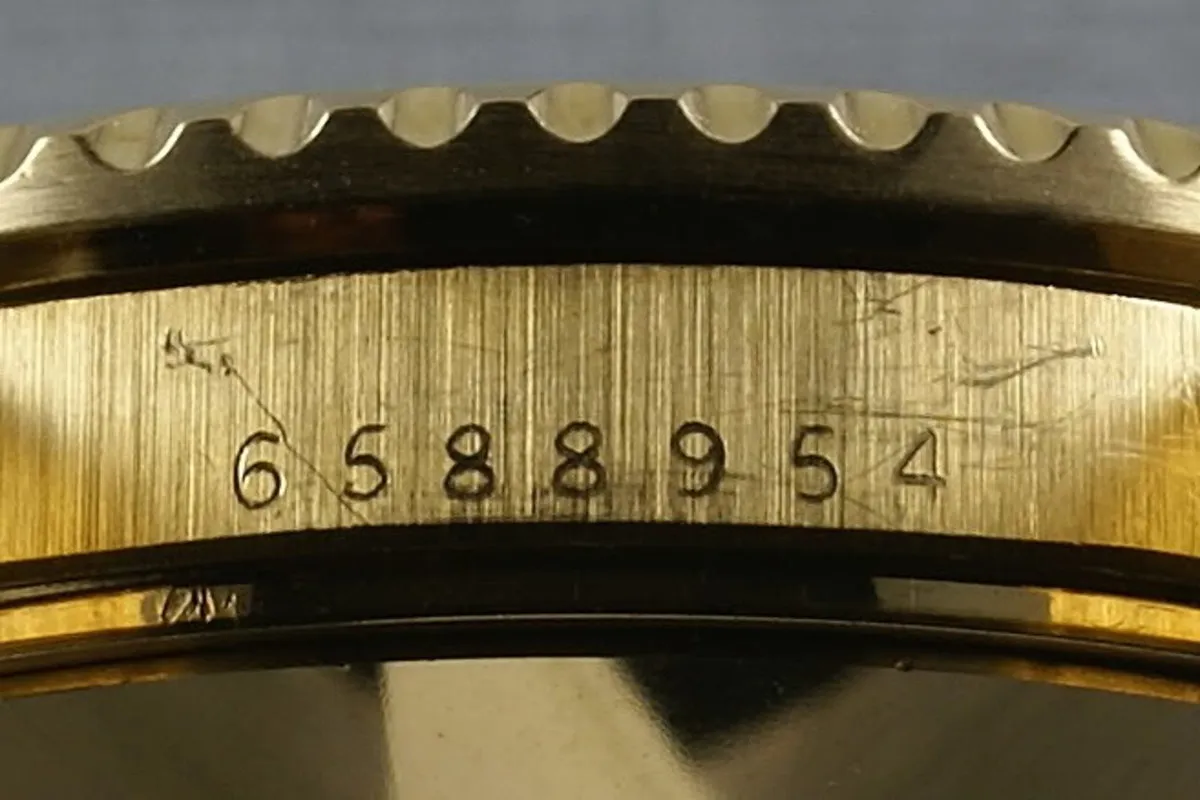 Submariner 18K 16808 Black Nipple Dial with Recent RSC Service