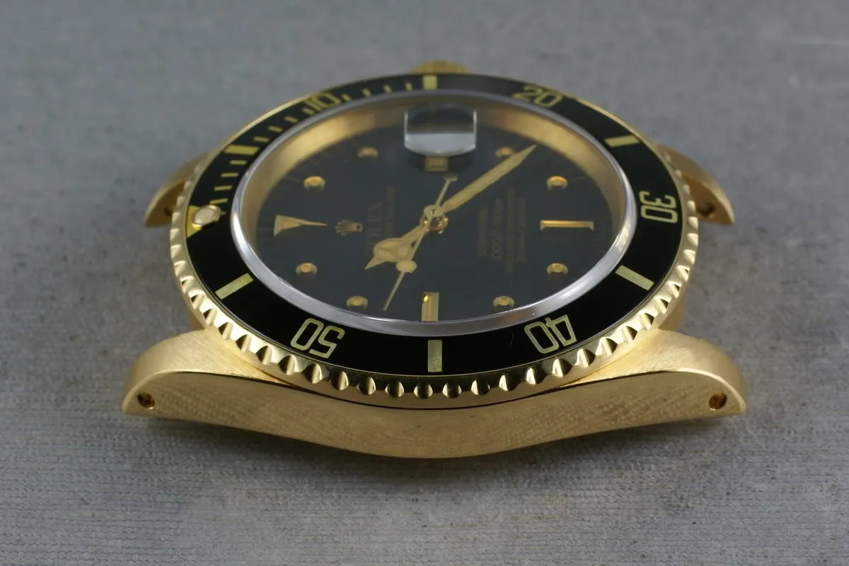 Submariner 18K 16808 Black Nipple Dial with Recent RSC Service