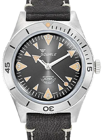 Super-Squale Big Arrows Black - Leather