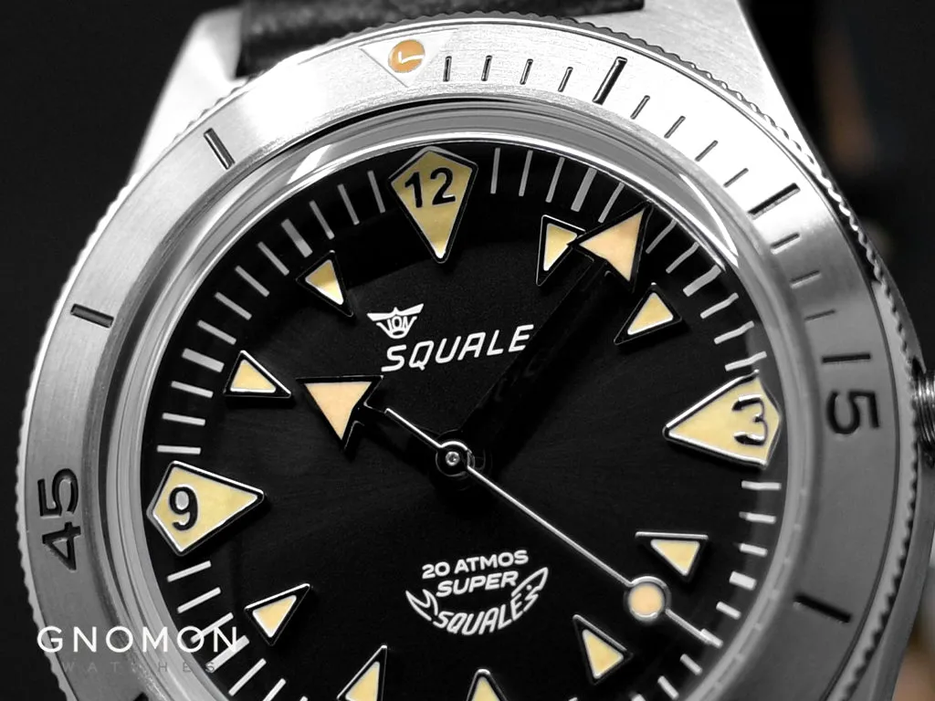 Super-Squale Big Arrows Black - Leather