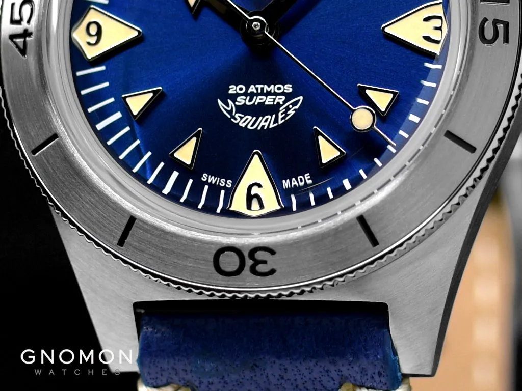 Super-Squale Big Arrows Blue - Leather