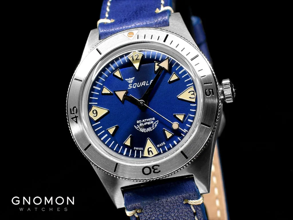 Super-Squale Big Arrows Blue - Leather