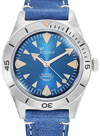 Super-Squale Big Arrows Blue - Leather
