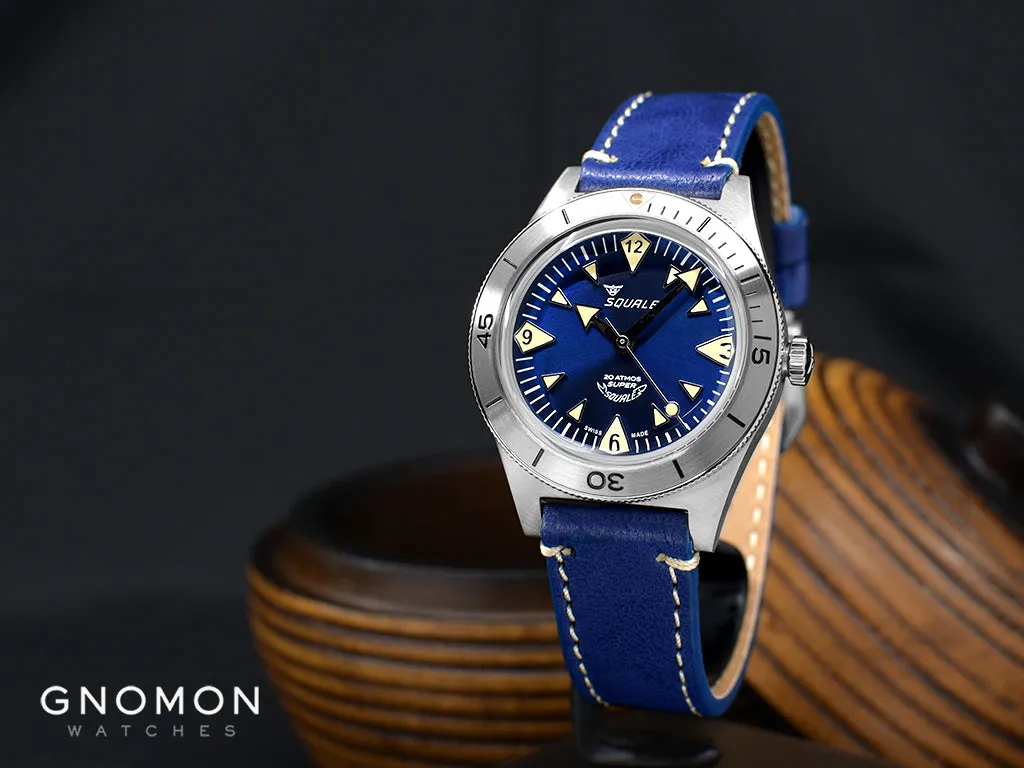 Super-Squale Big Arrows Blue - Leather
