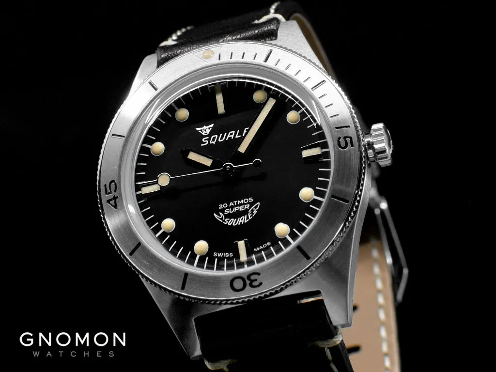 Super-Squale Sunray Black - Leather